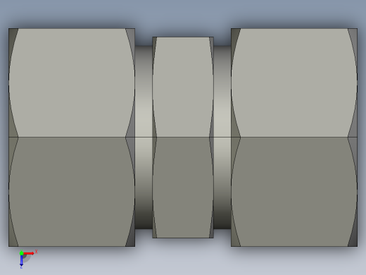 卡套式工业通用硬管接头EO Union G30ZSCF俯视缩略图
