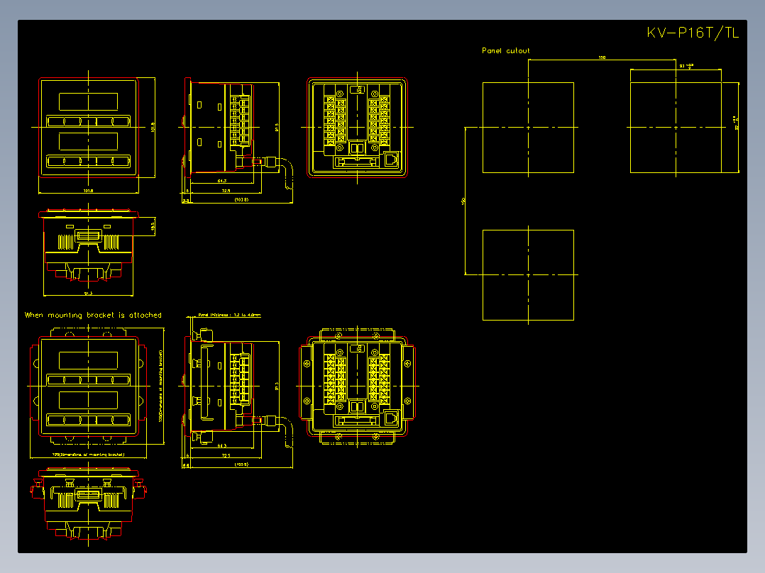 基恩士kv_p_cad_kc图纸模型
