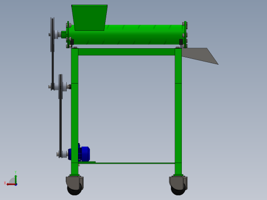 家禽饲料研磨机后视缩略图