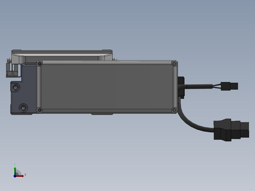 电动滑台模组SDH120左连模组（配台达400W电机）前视图