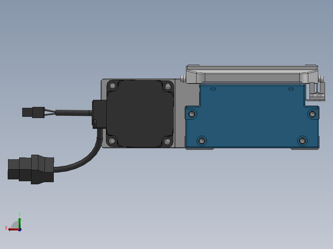 电动滑台模组SDH120左连模组（配台达400W电机）后视图