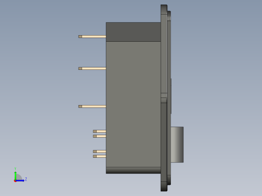 F6 LZ-14电源开关插座插头带保险丝左视缩略图