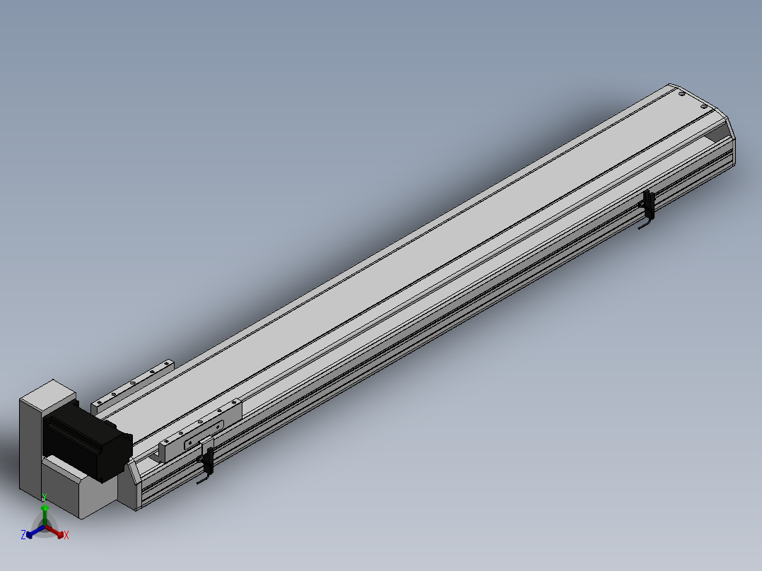 精密模组MT140-L110-800-LU-M40-C4正等轴测图