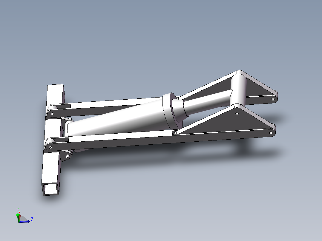 油缸连杆机构模型与仿真