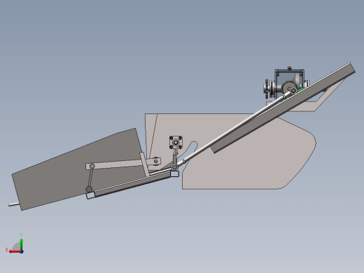 土豆收获机三维SolidWorks后视缩略图