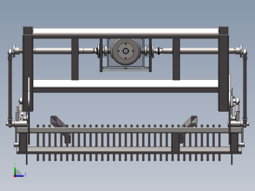 土豆收获机三维SolidWorks左视缩略图