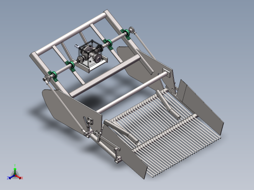 土豆收获机三维SolidWorks正等轴测缩略图