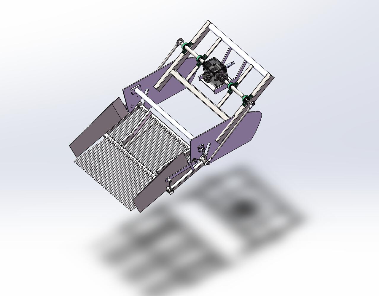 土豆收获机三维SolidWorks