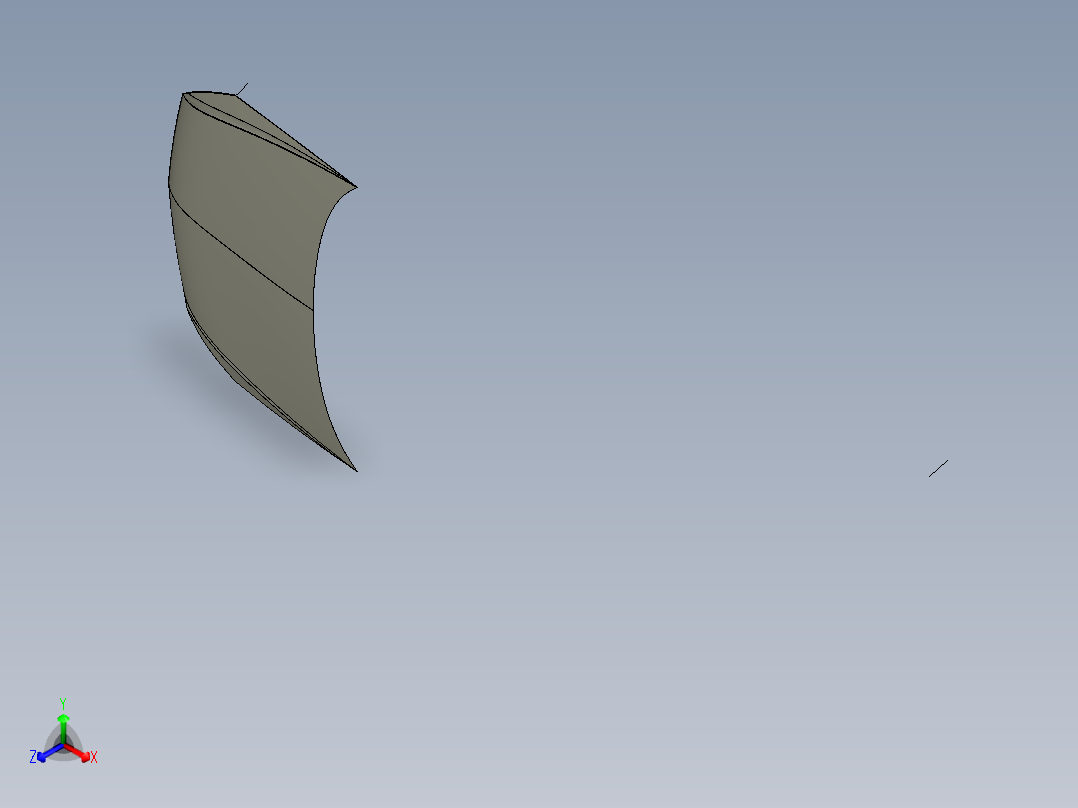 引擎盖-3--stp正等轴测图