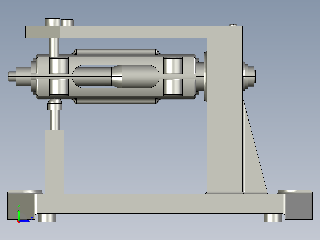 主离合器分离叉加工工艺规程及钻M10螺纹孔夹具设计【含三维proe】左视图