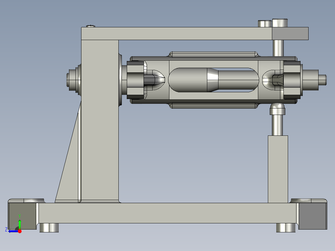 主离合器分离叉加工工艺规程及钻M10螺纹孔夹具设计【含三维proe】右视图