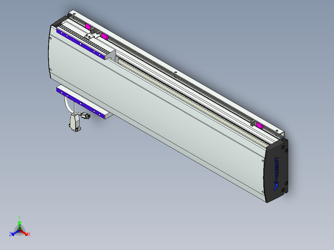 威洛博VL系列3d模型模组VL17E2Y-S550正等轴测图