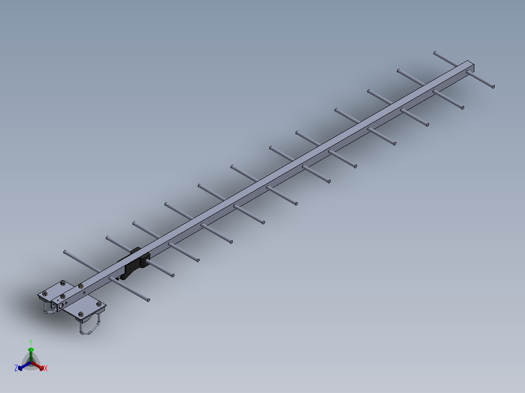 天线2正等轴测图