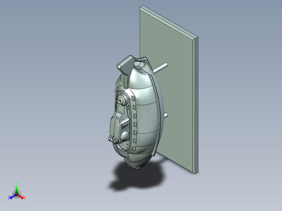 太空船正等轴测图