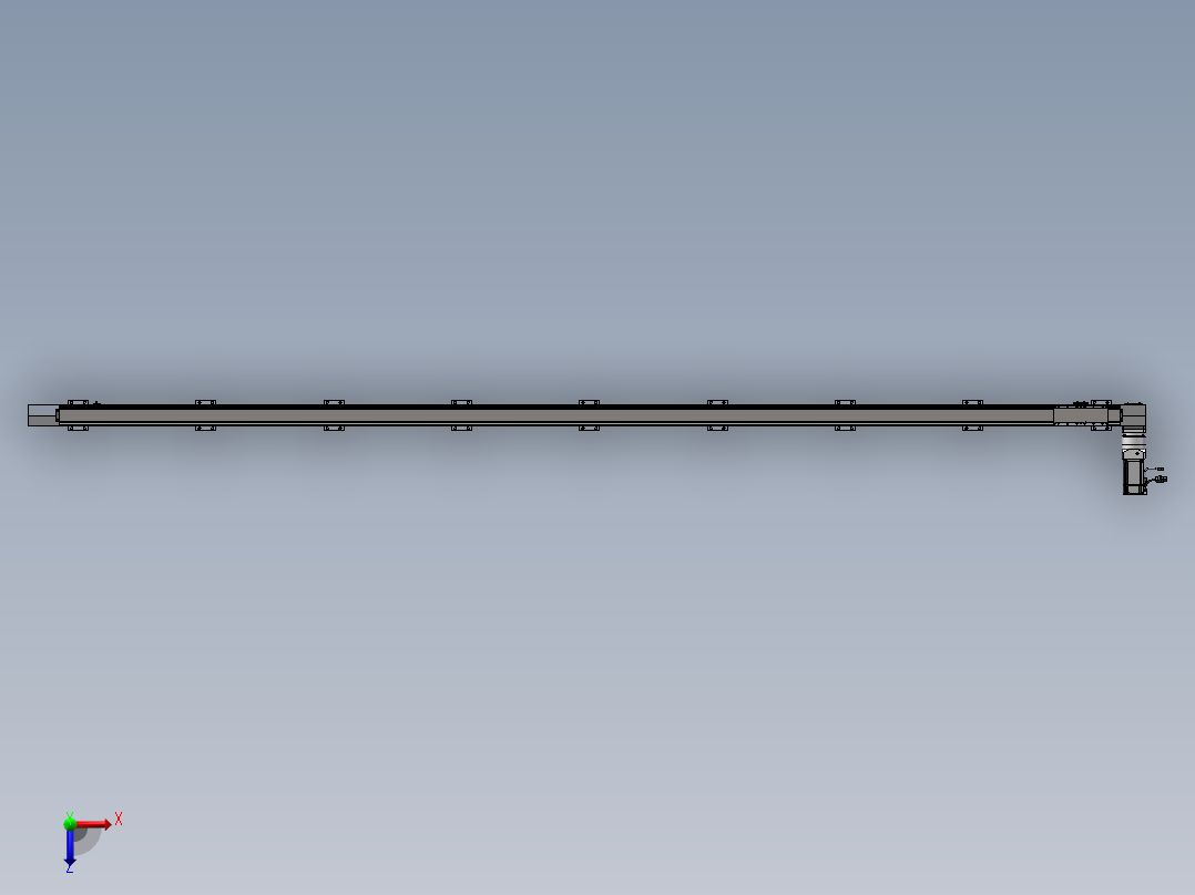 欧规同步带GTB85-CR-750W俯视图