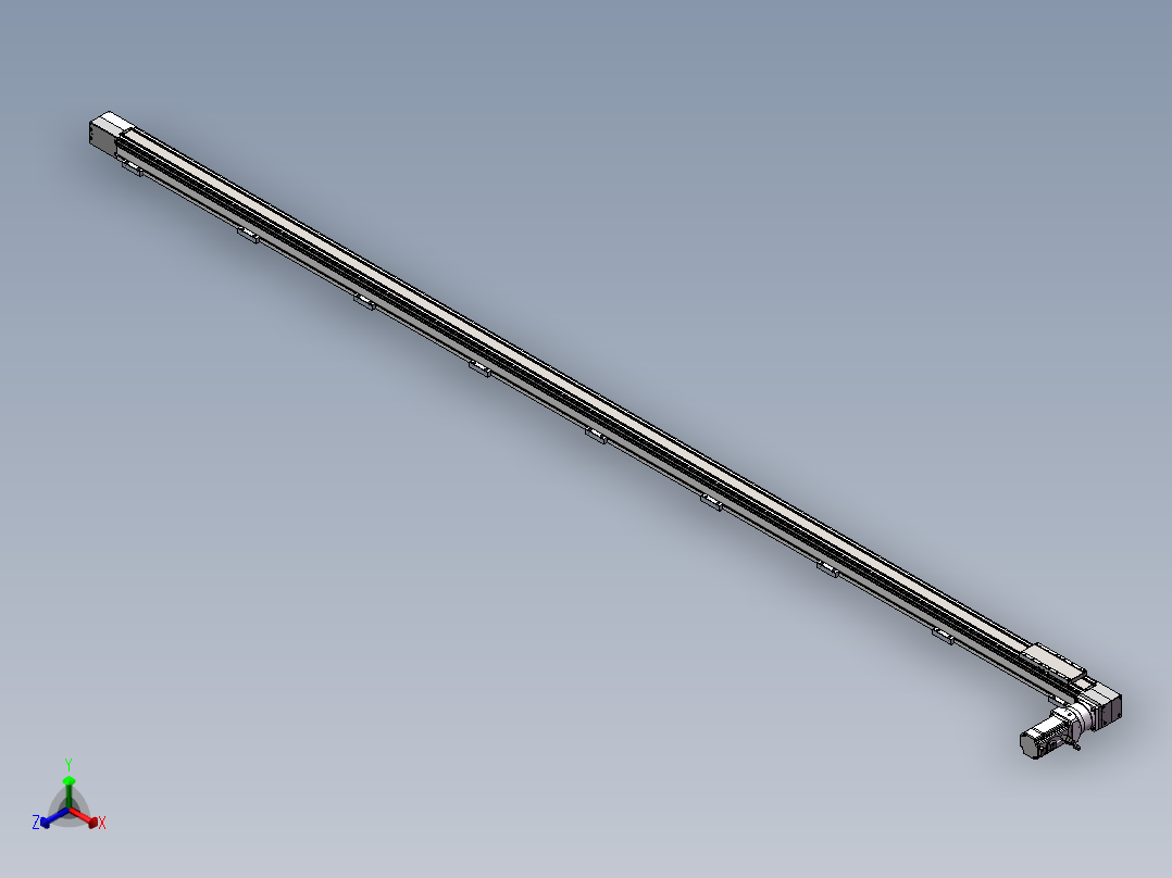 欧规同步带GTB85-CR-750W正等轴测图