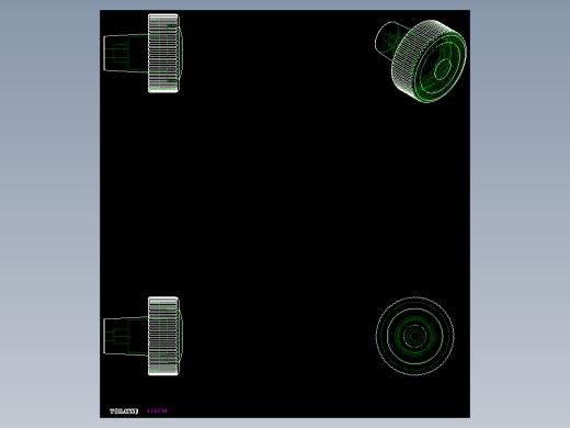把手MCT-2D多系列多零件图纸模型