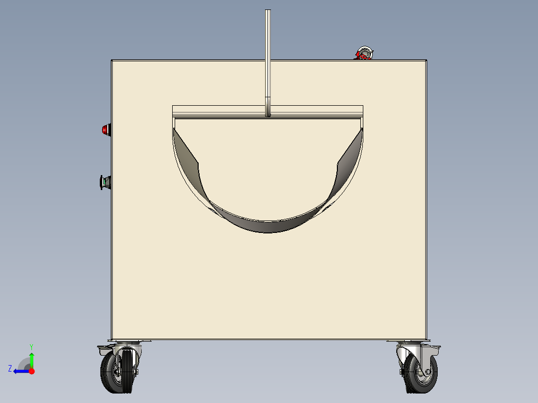 削皮机-STEP右视图