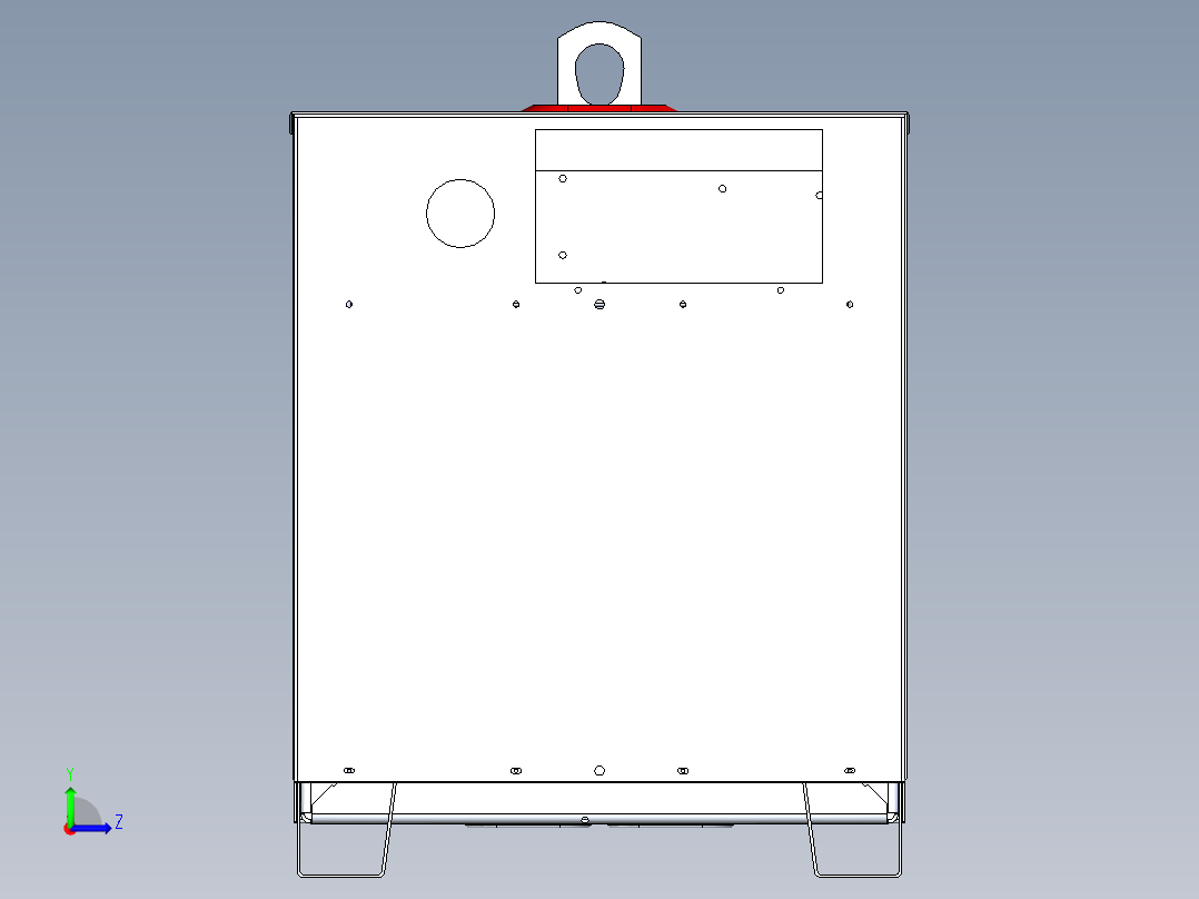 电焊机埋弧焊左视图