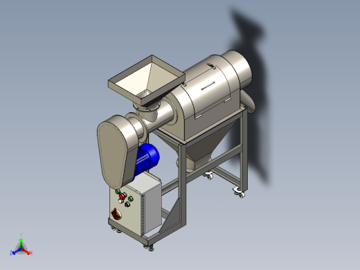 离心筛分机step正等轴测缩略图