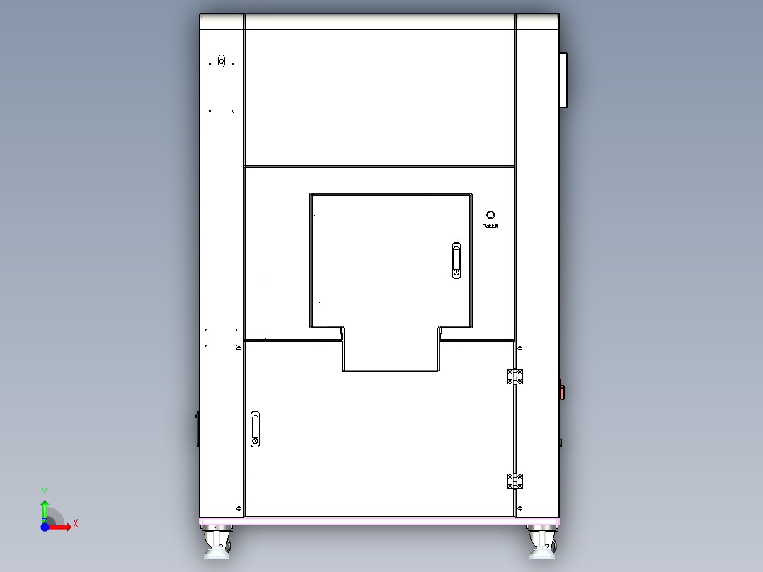 双工位锁螺丝机xt前视图