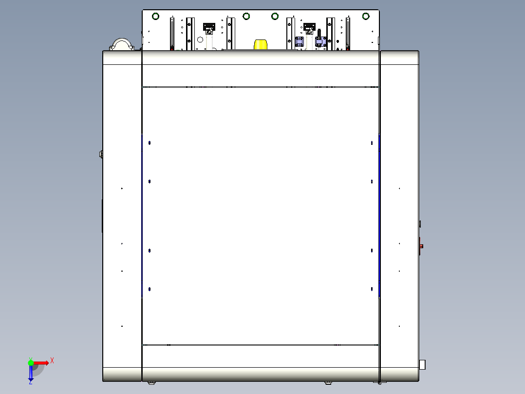 双工位锁螺丝机xt俯视图