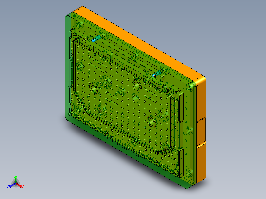 PG1-A-CNC5笔记本CNC工装夹具三维模型LOGO+凹槽-阳极版-210512主视图