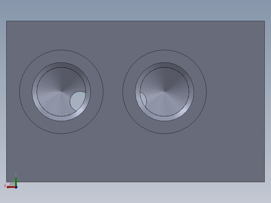 定制液压块 (1)后视图