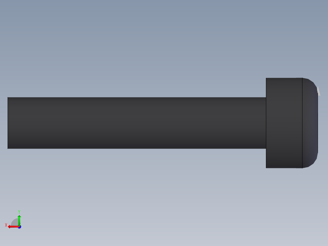 内六角圆柱头螺钉  M4×2001后视图