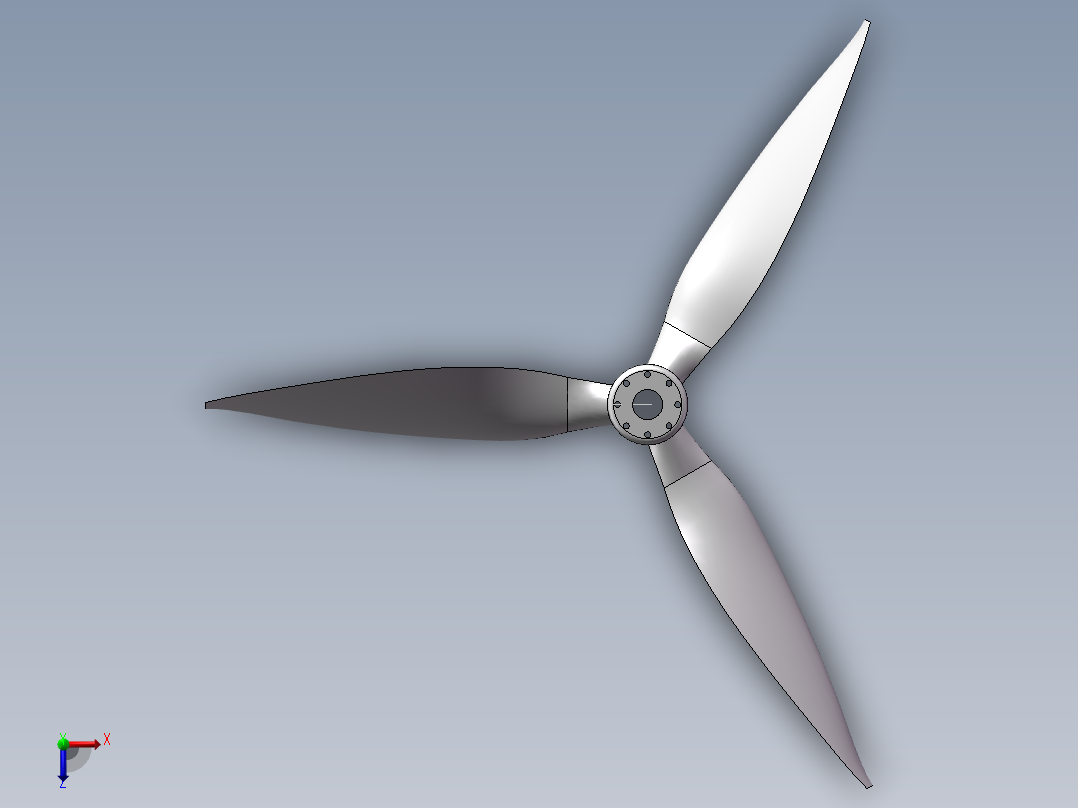 螺旋桨(3)俯视图