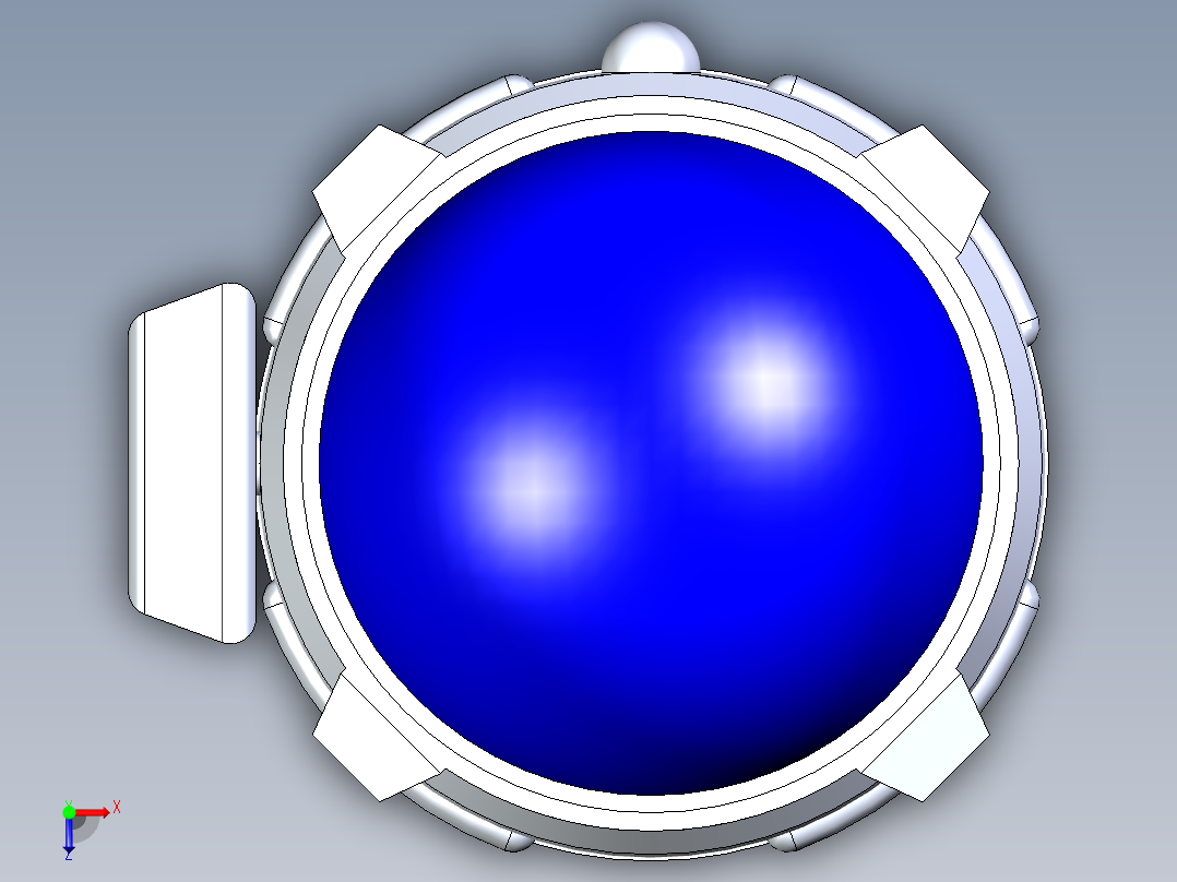 B2003980-神秘博士声波螺丝刀俯视图