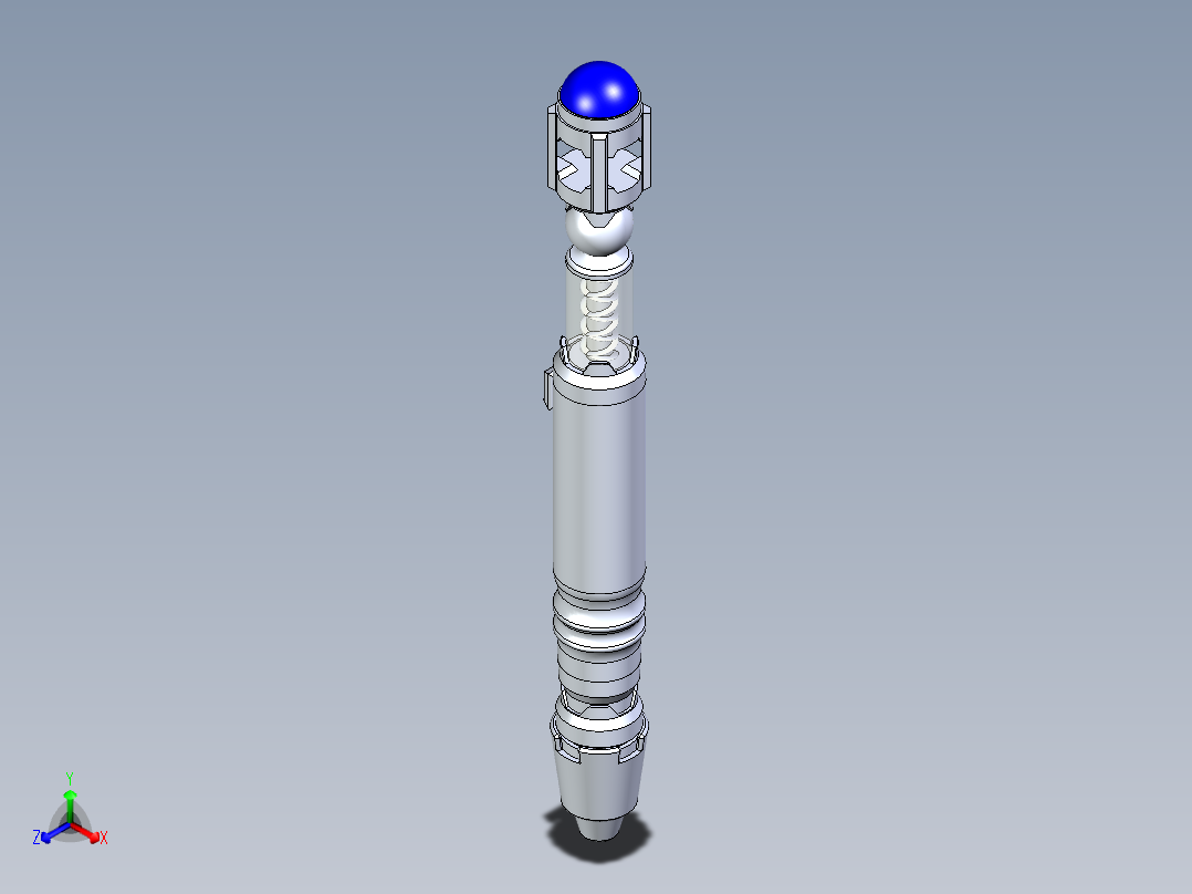 B2003980-神秘博士声波螺丝刀正等轴测图