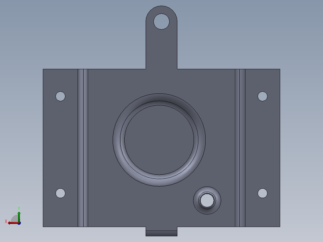 样品冲压后视图