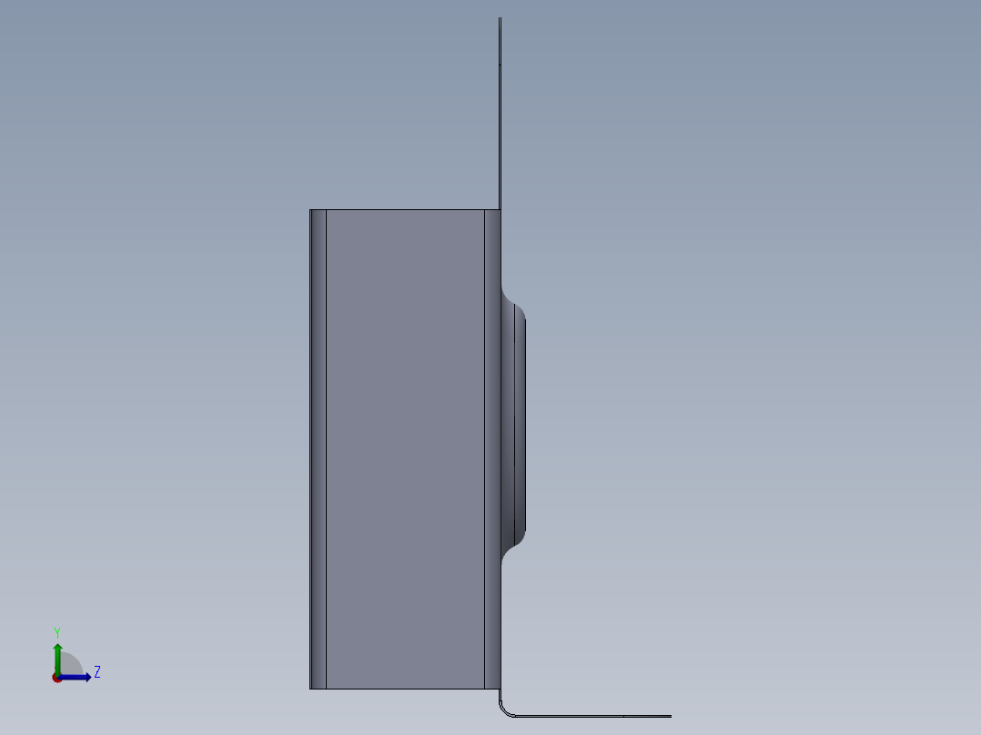 样品冲压左视图