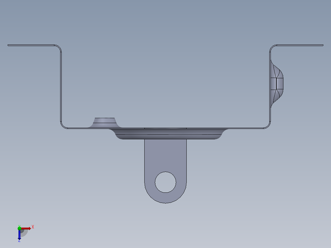 样品冲压俯视图