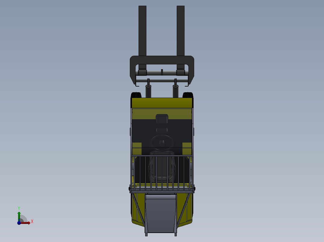 叉车、 空调叉车 SW前视图