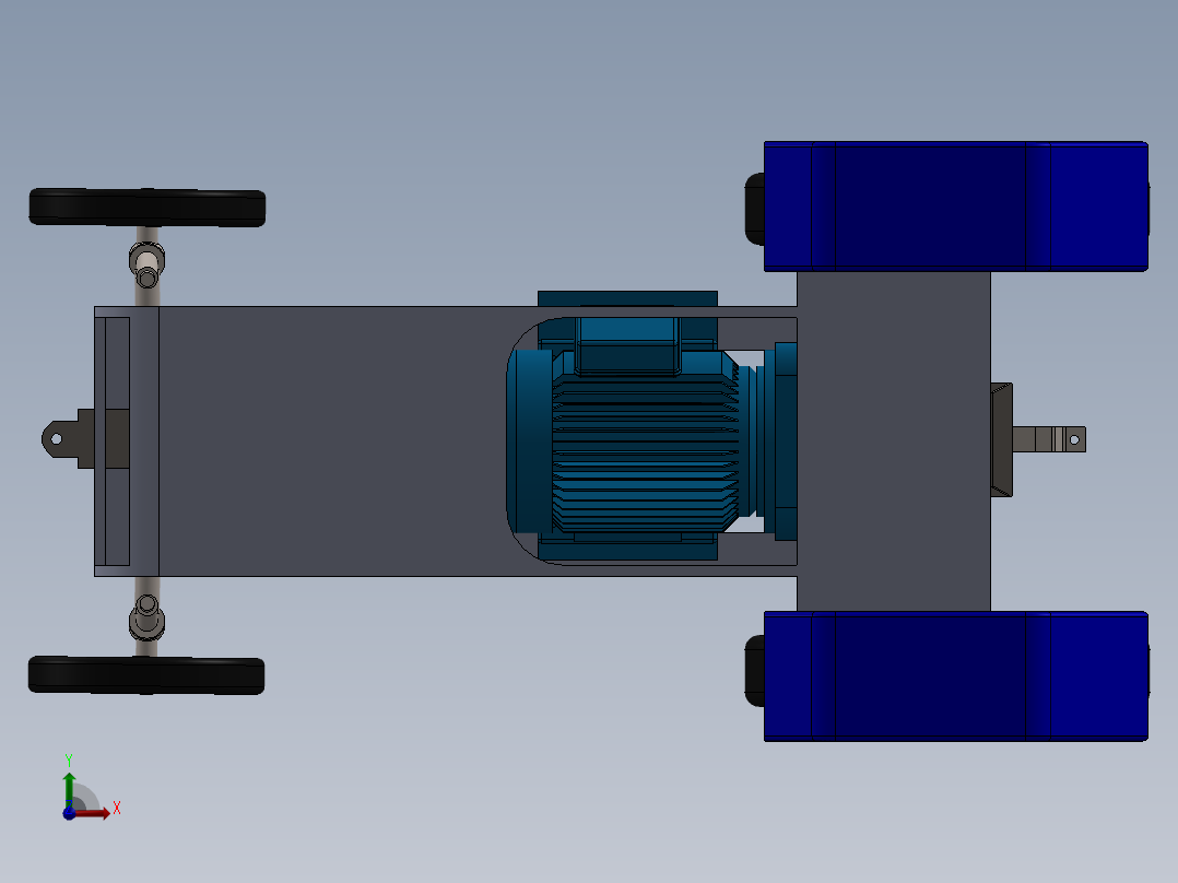 A3003986-自主移动小车前视图