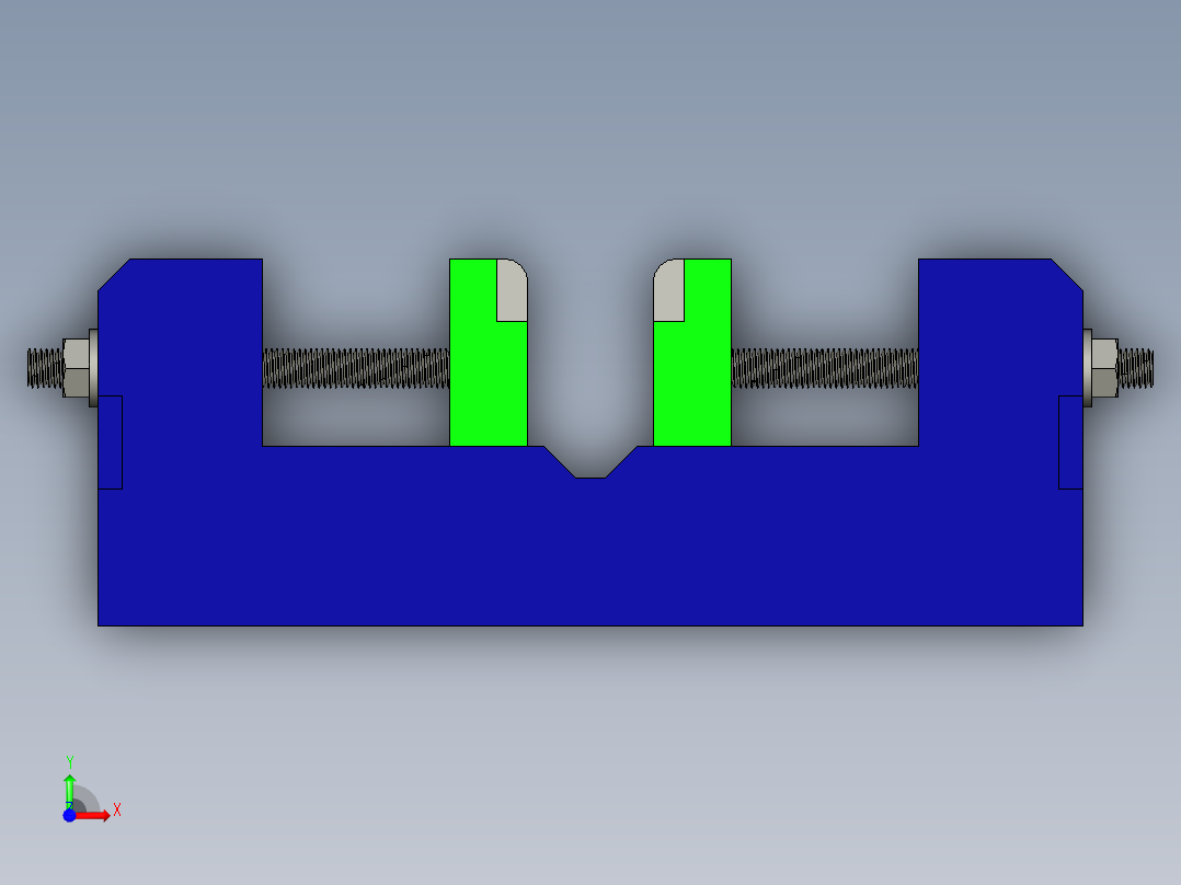 B2004304-冲压模具前视图