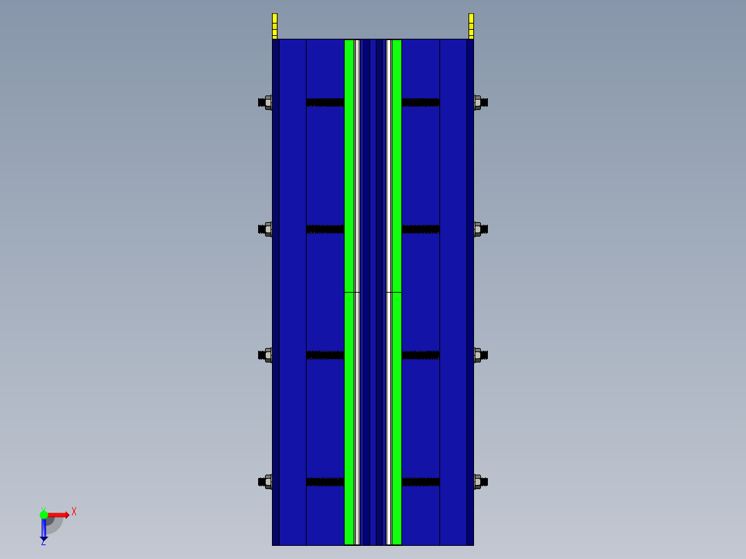 B2004304-冲压模具俯视图