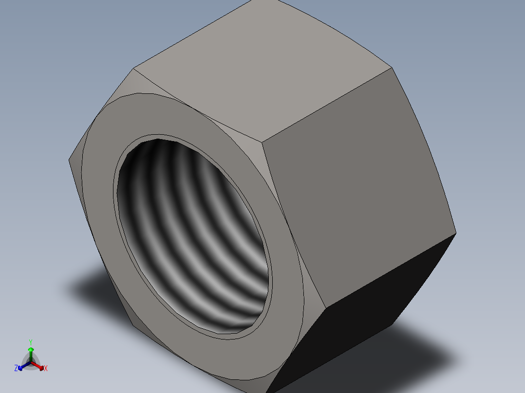 GB／T41-20001型六角螺母C级(M22)主视图