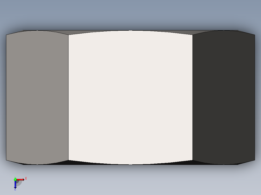 GB／T41-20001型六角螺母C级(M22)俯视图