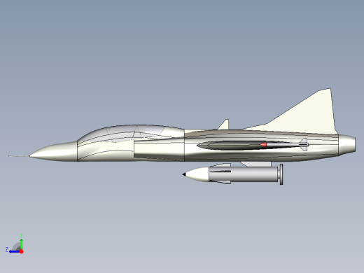 B2004632-战斗机右视缩略图