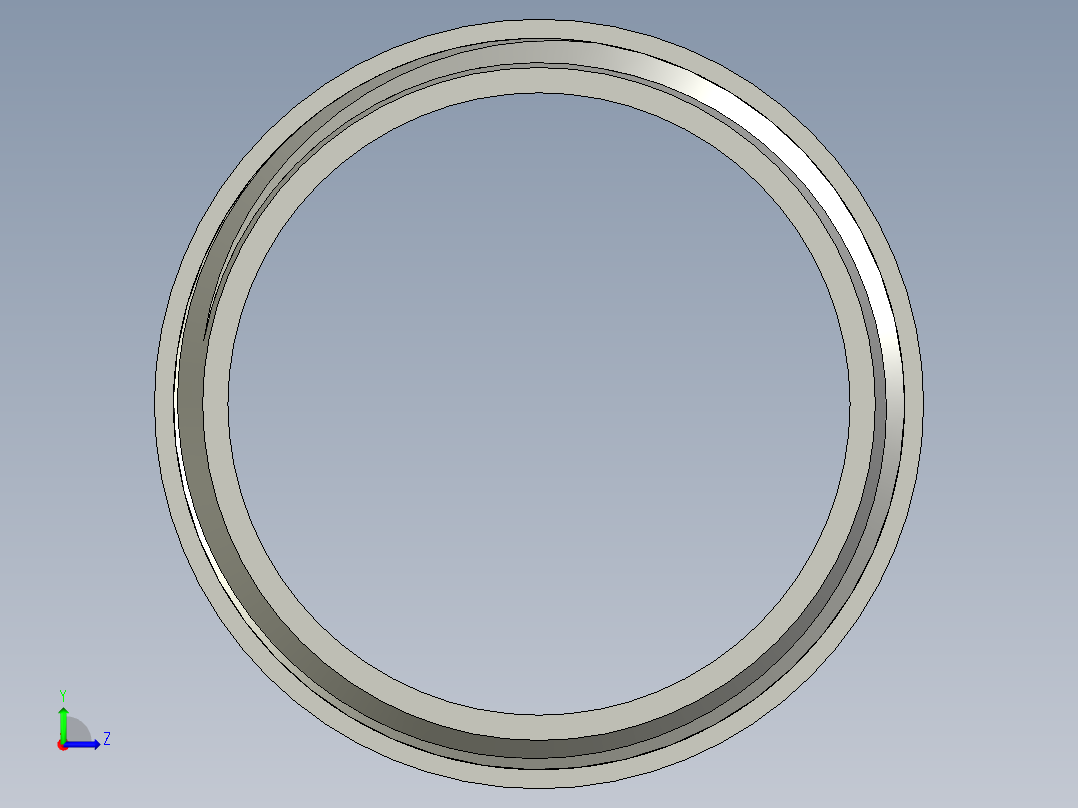 螺纹管水管接头-直通 DN20左视图