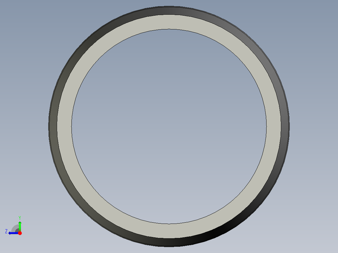 螺纹管水管接头-直通 DN20右视图
