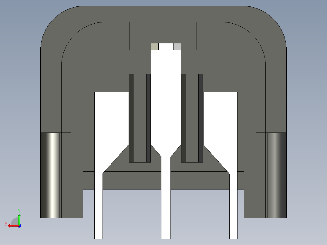 电源插座后视图