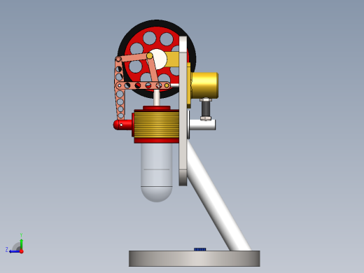 斯特林发动机vertical-stirling-engine-12 2 SW