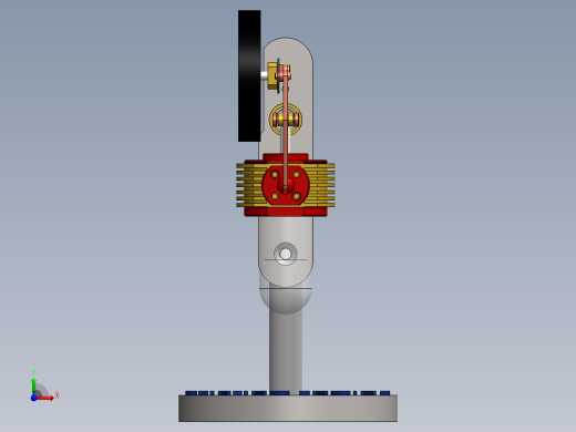 斯特林发动机vertical-stirling-engine-12 2 SW前视缩略图