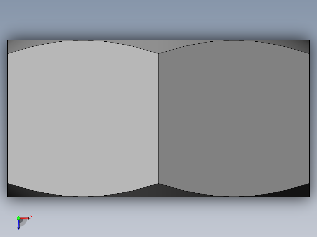 GB╱T 6170-2000[1型六角螺母 A级和B级M6]俯视图