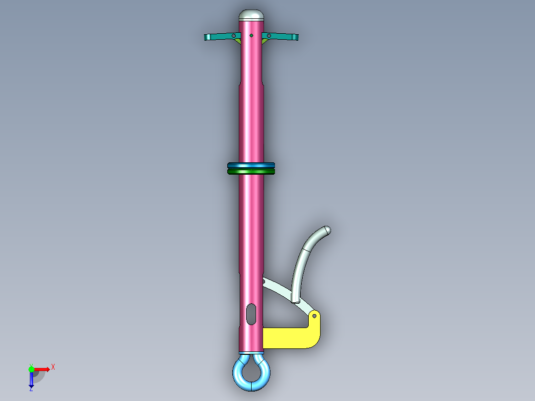 40mm-轮胎-工装吊具夹具-可编辑俯视图