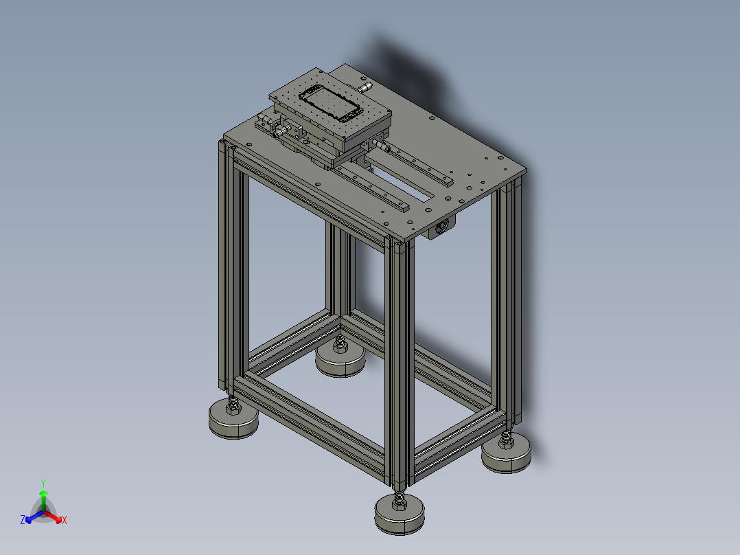 手机维修的拆屏吸盘正等轴测图